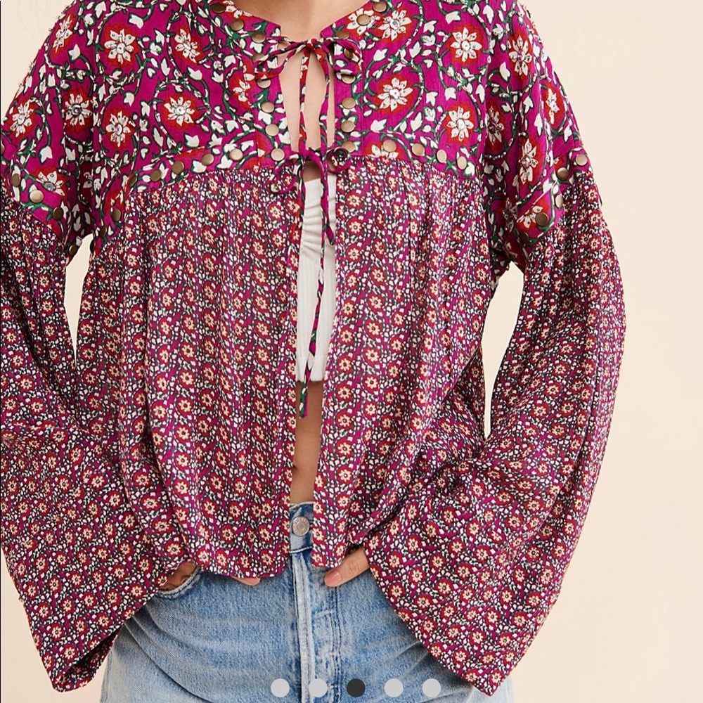Free People Malia baby doll jacket